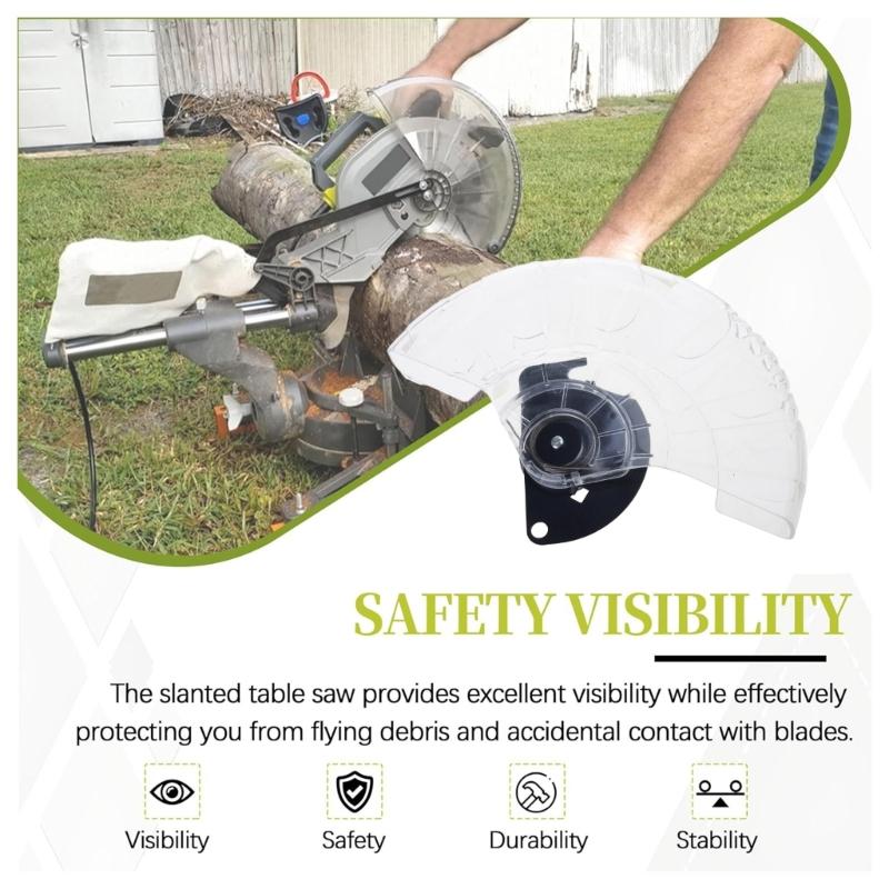 Half  Covered Miter Cut  Defense  Shielding Tool Easy  Adjustment Not  Splash Cut  Defense  Cover for Cutting Machine 