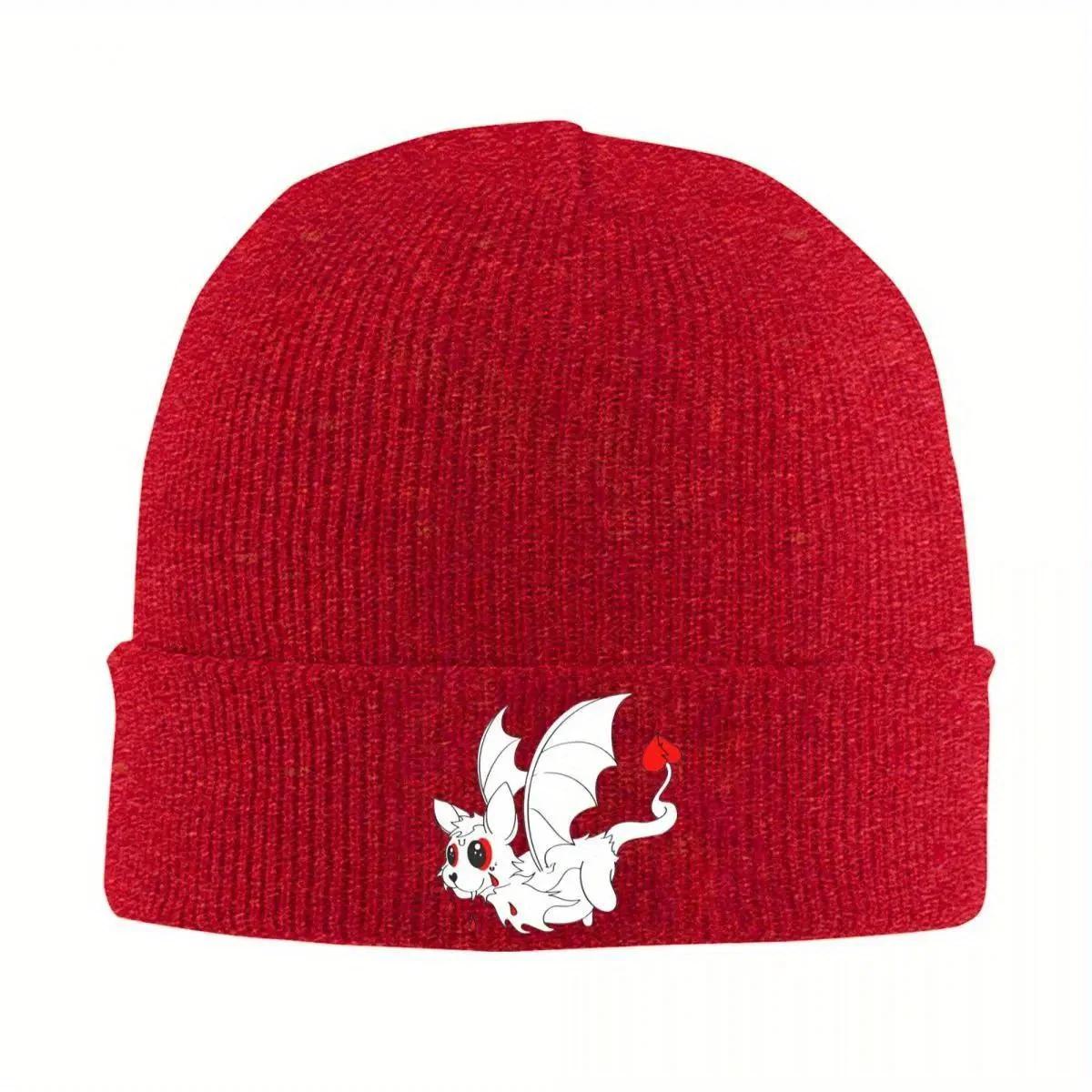 Lil Peep Bat Hats Autumn Winter Beanie Warm Gbc Gothboiclique Cap FeUnisex Unisex Acrylic Knitted Hat