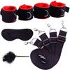 Bondage Gear Sets SM Slave Handcuff Leg Restraint Eyeblinder Teaser Sex Toy Kits Couple Adult Fetish Games Sex Bondage Toy