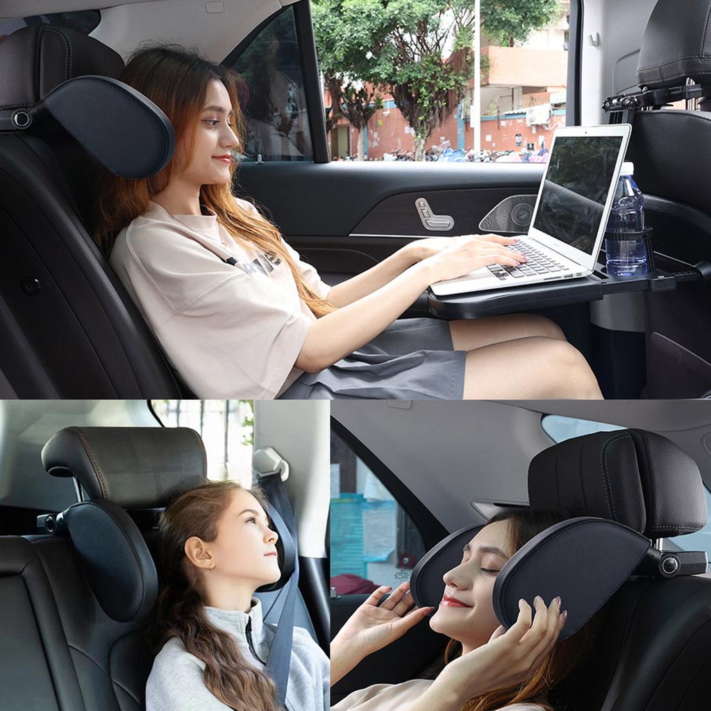 Car Headrest Pillow, 180 Degrees Adjustable Car Seat Headrest, Head Rest Pillow For Car Suitable For Adults And Children To Sleep While Traveling