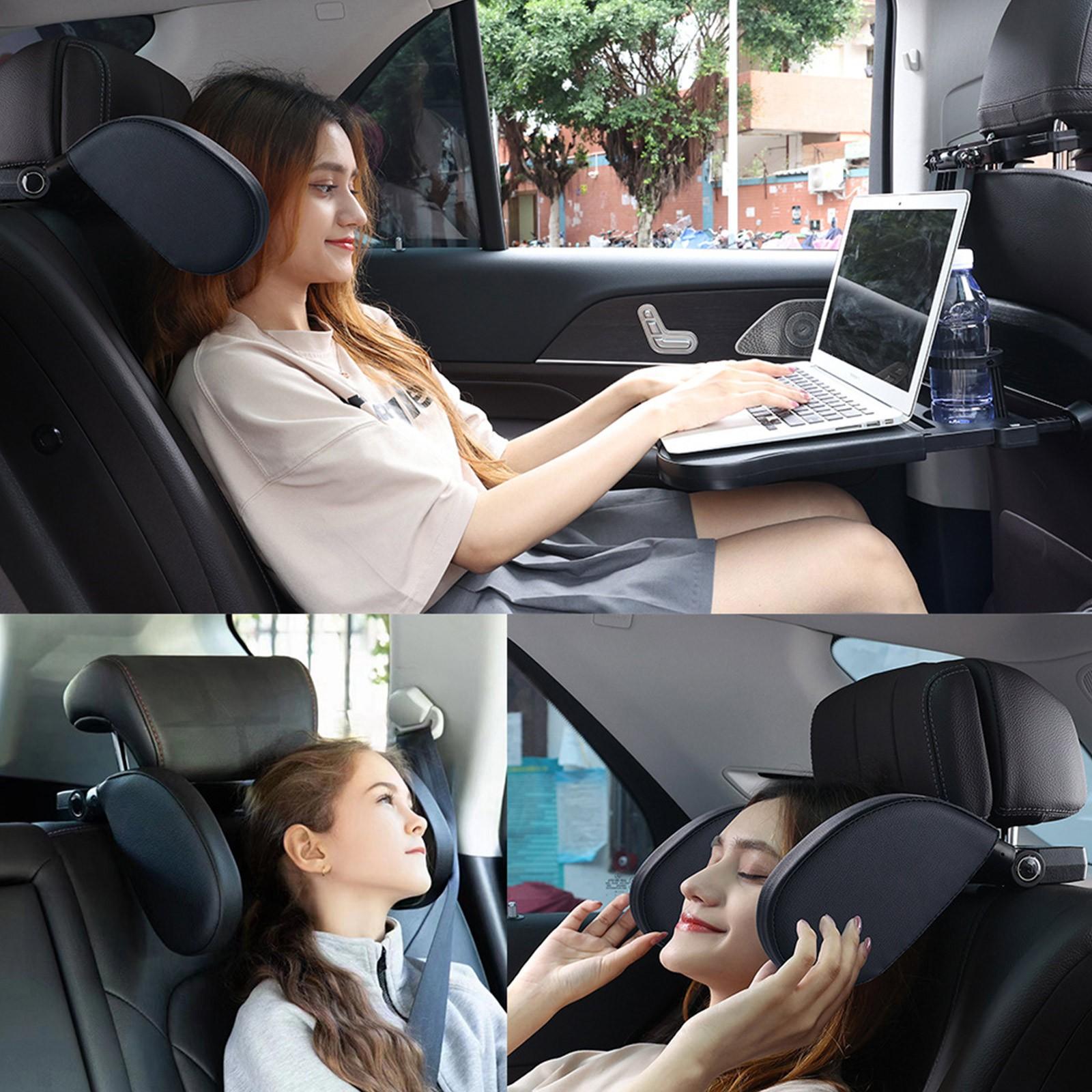 

Подушка подголовника автомобиля, регулируемый на 180 градусов подголовник автомобильного сиденья, подушка для подголовника для автомобиля, подходит для сна взрослых и детей во время путешествий One Size