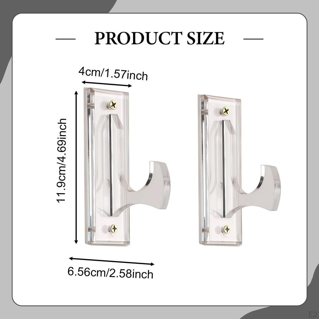 2 Stück Schwert-Ausstellungsständer Wandhalter Halter Acrylhaken Mehrzweckständer Geeignet für Zuhause