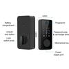 Smart Fingerprint Deadbolt Locks for Indoor Wooden Door Fingerprint/ Key/Password/IC Card Locks Deadbolt Automatic Latch Lock