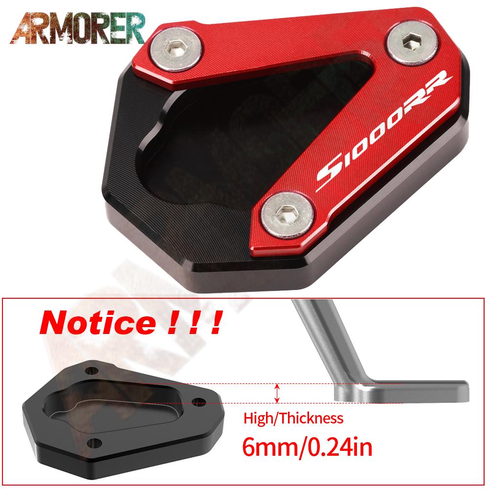 S1000R Kickstand Side Stand Enlarge Pad Motorcycle Accessories For BMW S1000RR M1000RR S 1000RR M 1000RR S 1000R S1000 R RR