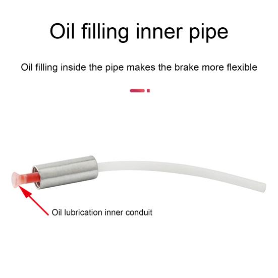 1 Set Brake Noodles Cable Widely Applied No Deformation Good Performance Bike V Brake Noodle Cable Replacement Kit for Mountain Bike