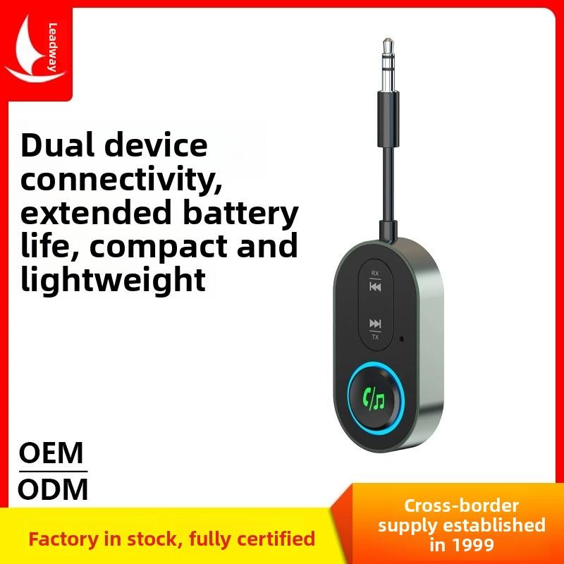 Adaptador de audio Bluetooth 5.3 receptor transmisor inalámbrico para PC altavoz coche