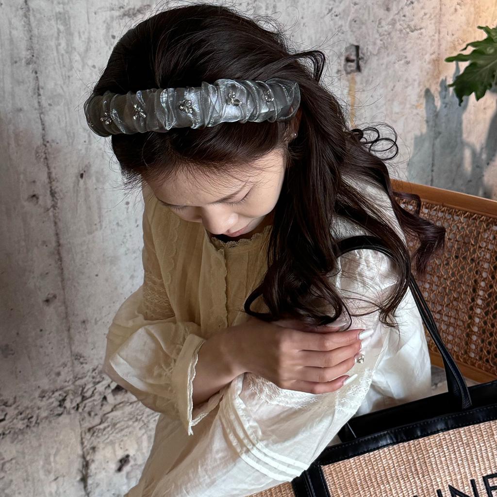 Hair accessories bands new headband for women girl luxury designer rhinestone fascinators elegant vintage Hoops popular  new