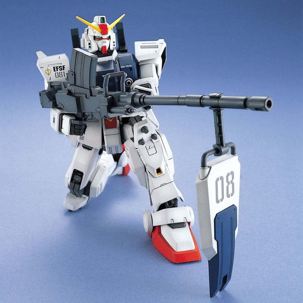 MG Mobile Suit Gundam 08th MS Platoon Ground Type Gundam scale plastic model RX-79G 1/100 color-coded