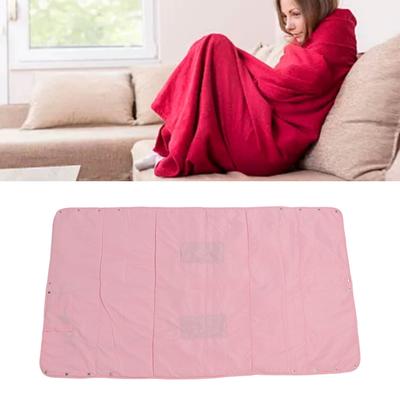 Electric Heated Blanket 3 Heating Levels Wearable Heated Blanket Washable Reusable Foldable Cotton Heated Throw for Travel