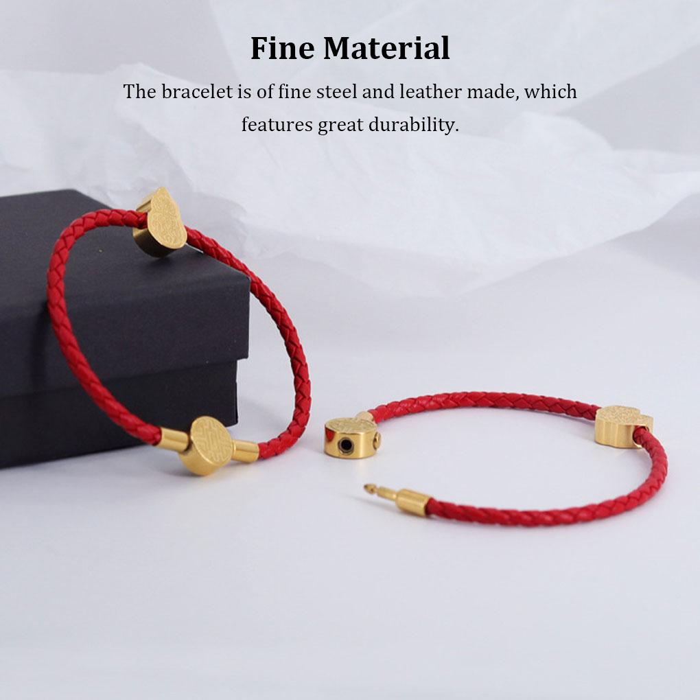 Bracelet Portable Decorative Chinese Style Replacement Glossy Anti-rust Plated Smooth Bangle Jewelry Birthday Gift