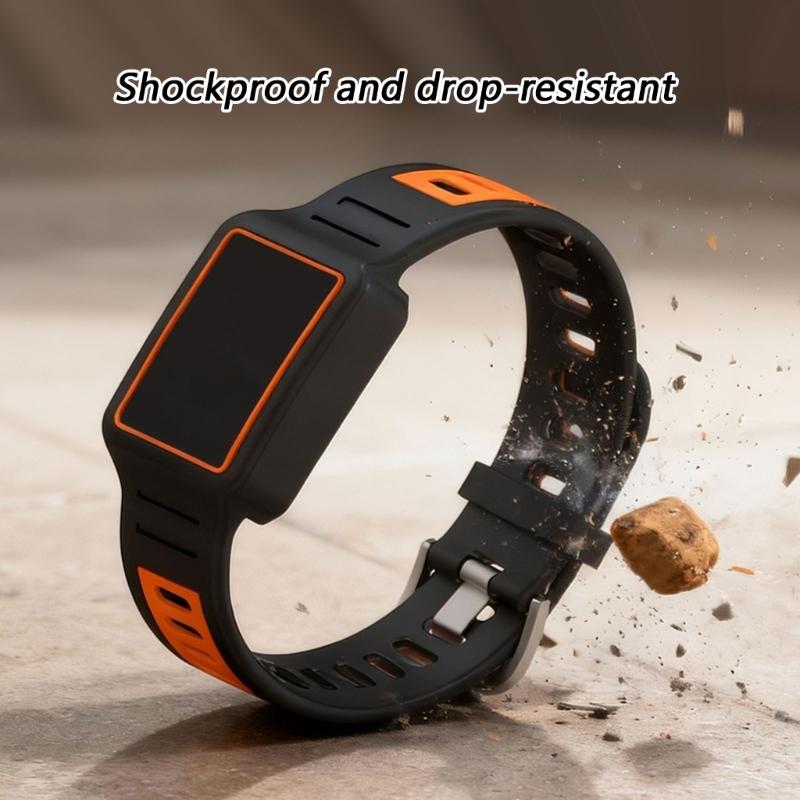 Silicone Replacement Band Comfort Fit Skin Friendly Quick Change Water Resistant for Helio Watches Straps