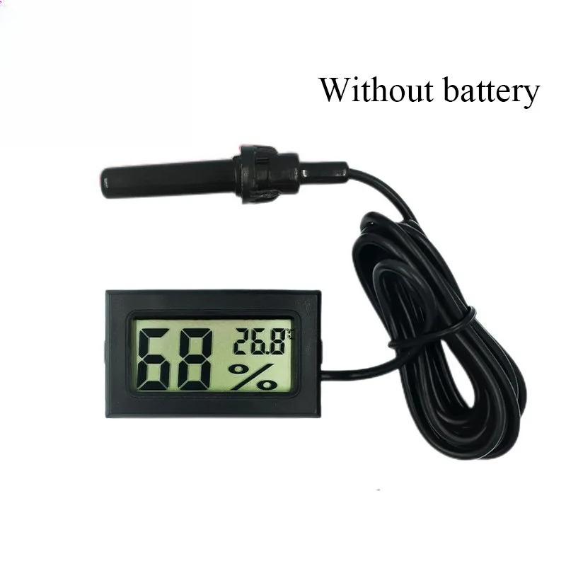 Mini LCD Digital Thermometer Used for Freezer Temperature - 50-110℃ Refrigerator Thermometer Indoor and Outdoor Waterproof Probe