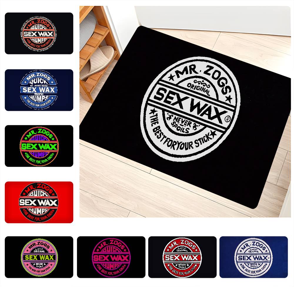 Mr Zogs Surfing Sexs W-Wax Floor Mat Cheaper Anti-slip Modern Living Room Balcony Printed Bedside Mats