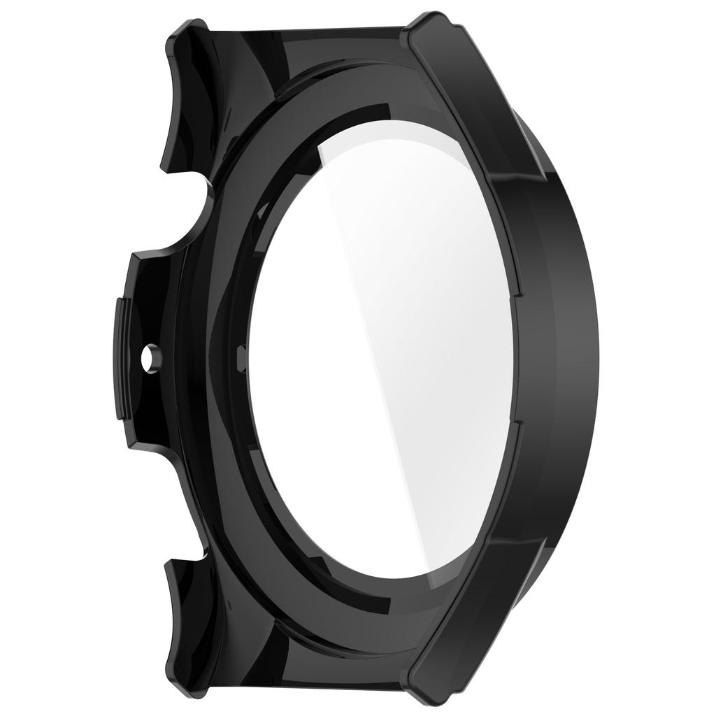 Für Huami Amazfit Cheetah Pro/Huami Amazfit Cheetah Round Uhrengehäuse WANLONFENG PC Rahmenabdeckung mit gehärtetem Glas Displayschutz