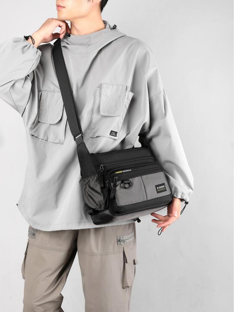 Herren Wasserabweisende Oxford-Stoff Umhängetasche - Großes Fassungsvermögen Outdoor Reise- und Business-Rucksack