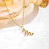 Elegant Titanium Steel Letter Necklace for Women - 2026 Clavicle Chain English Letter Pendant Jewelry