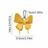 Retro Colorful Butterfly Pendant Keychains Leather Exquisit Backpack Decoration Accessories Personalized Bag Pendant