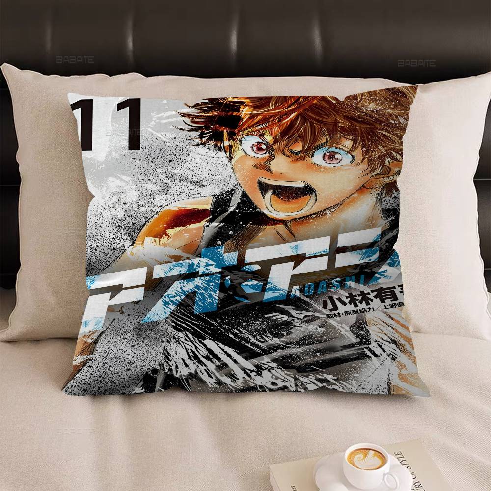 Ao Ashi Anime Cushion Cover Pillow Cover Decor Pillowcase Printed Cushion Case for Couch