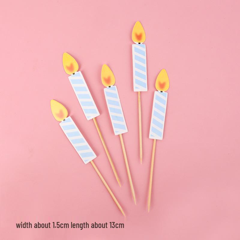 Sushi Cartoon Cupcake Toppers - Cute Mini Dessert Cards for Children's Day & Birthday Decorations