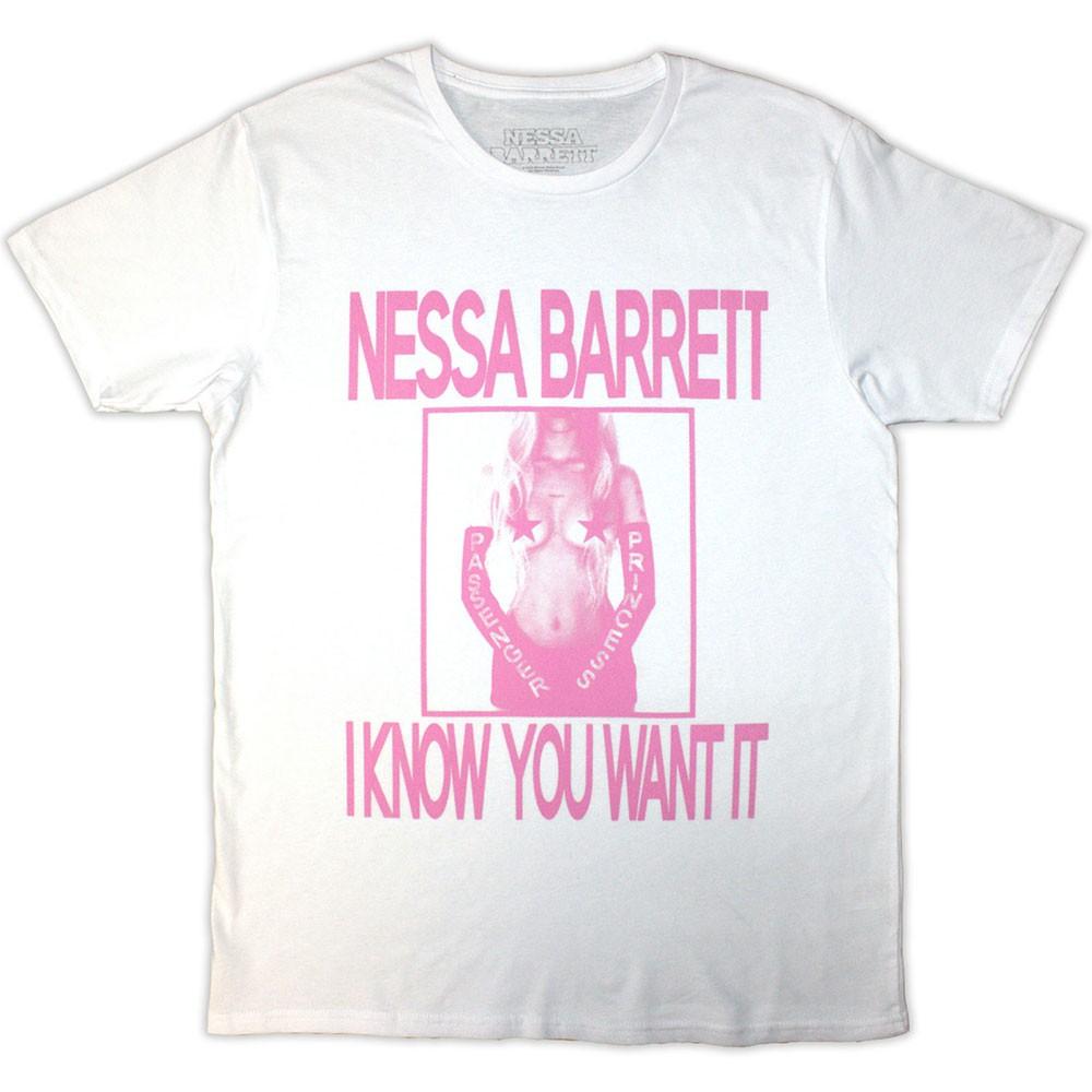 

Nessa Barrett I Know You Want It T-Shirt White New S