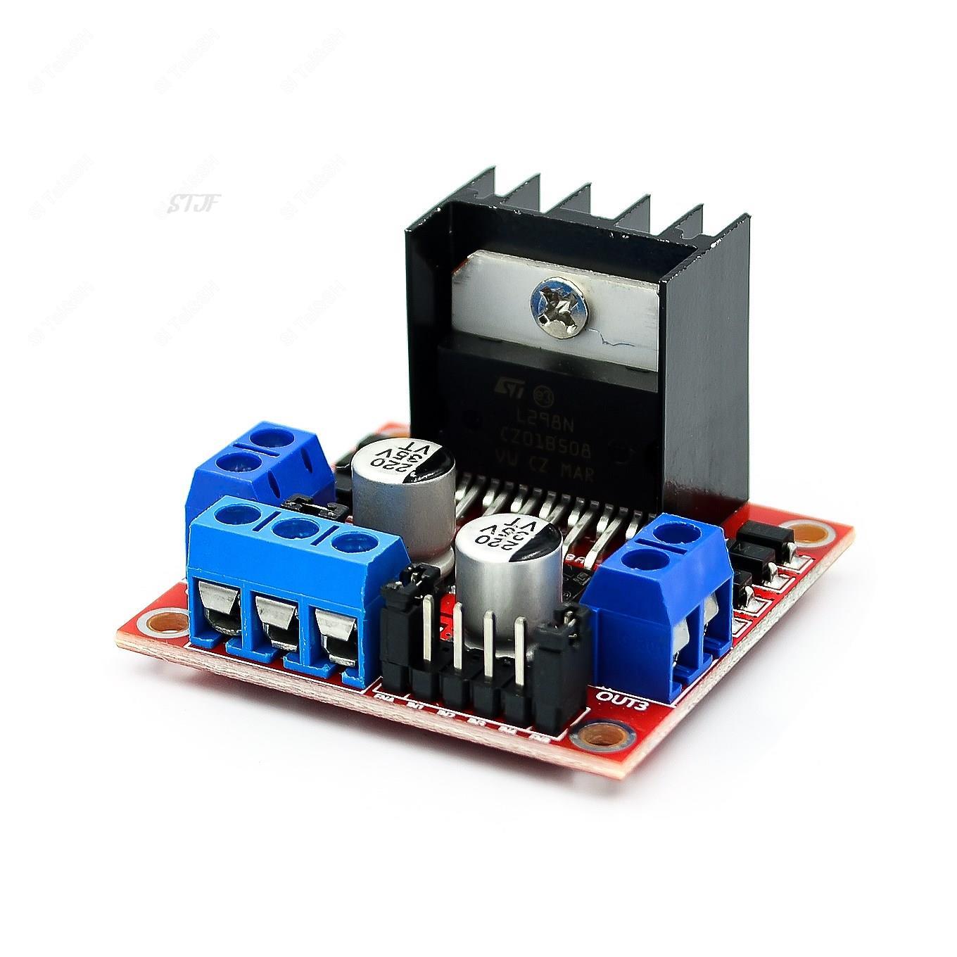 

1pcs L298N driver board module L298 stepper motor smart car robot breadboard peltier High Power