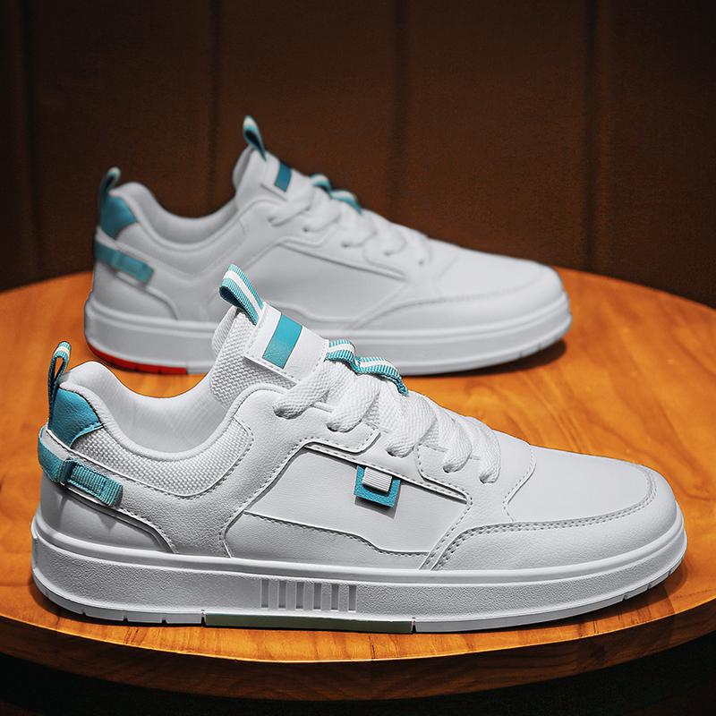 2024 Módní Pánské Tenisky Bílé Tenisky Sportovní Obuv Ležérní Ploché Boty Vysoká Kvalita Pánská Obuv Zapatos Deportivos Velikost 39-44