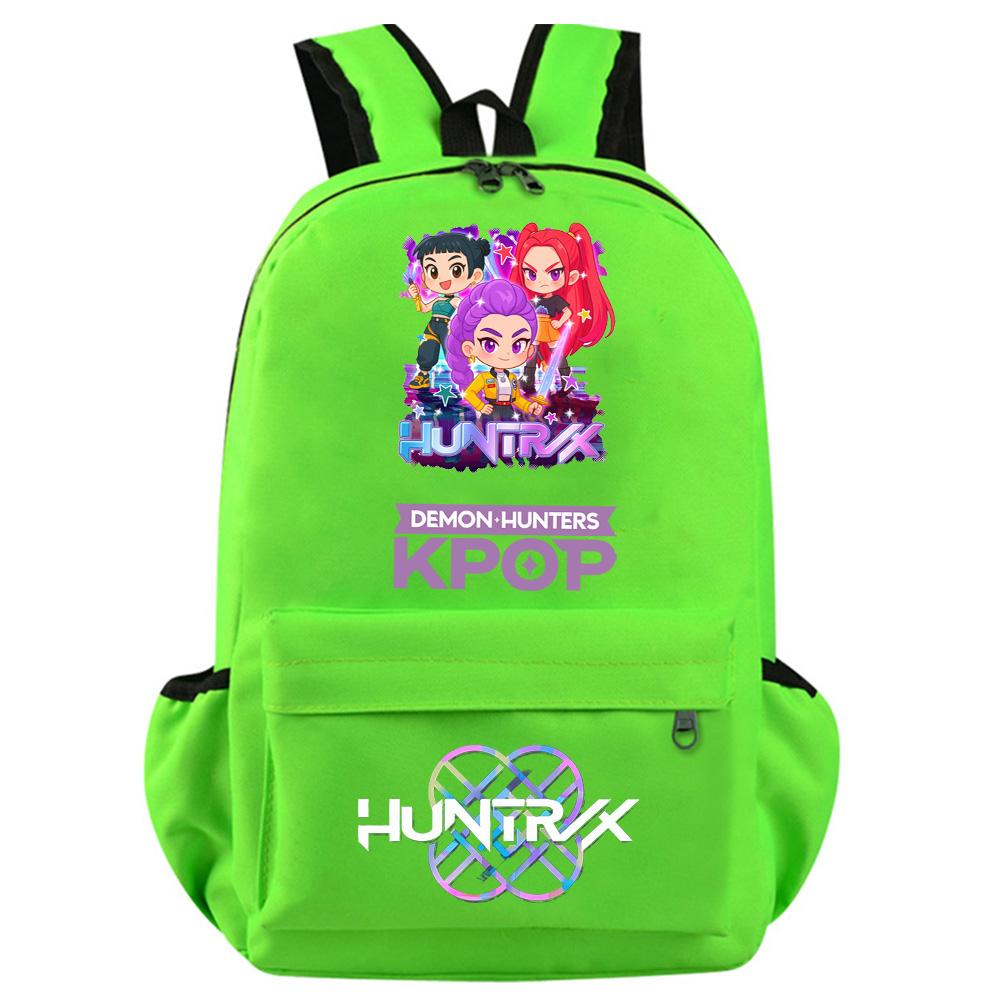 Anime Cartoon Kpop Demon Hunters Printed Backpack for Teenager Student Girl Boy Bookbag Schoolbag Women Large Capacity Travel Bag Kid Gift Mochila