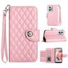 6-Color PU Leather Diamond Check-Patterned Wrist Strap Wallet Phone Case for Xiaomi Series.Redmi 8,Redmi 10,11A,Redmi 12,Note 9 10 Poco X3 NFC...