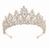 Exquisite Crystal Crown Handmade Baroque Headpiece Beaded Headpiece Bridal Tiara  Prom