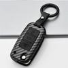Carbon Fiber Abs Car Key Cover Case For Volkswagen Vw Polo Tiguan Passat B5 B6B7 Golf Eos Scirocco Jetta Mk6 Octavia Accessories