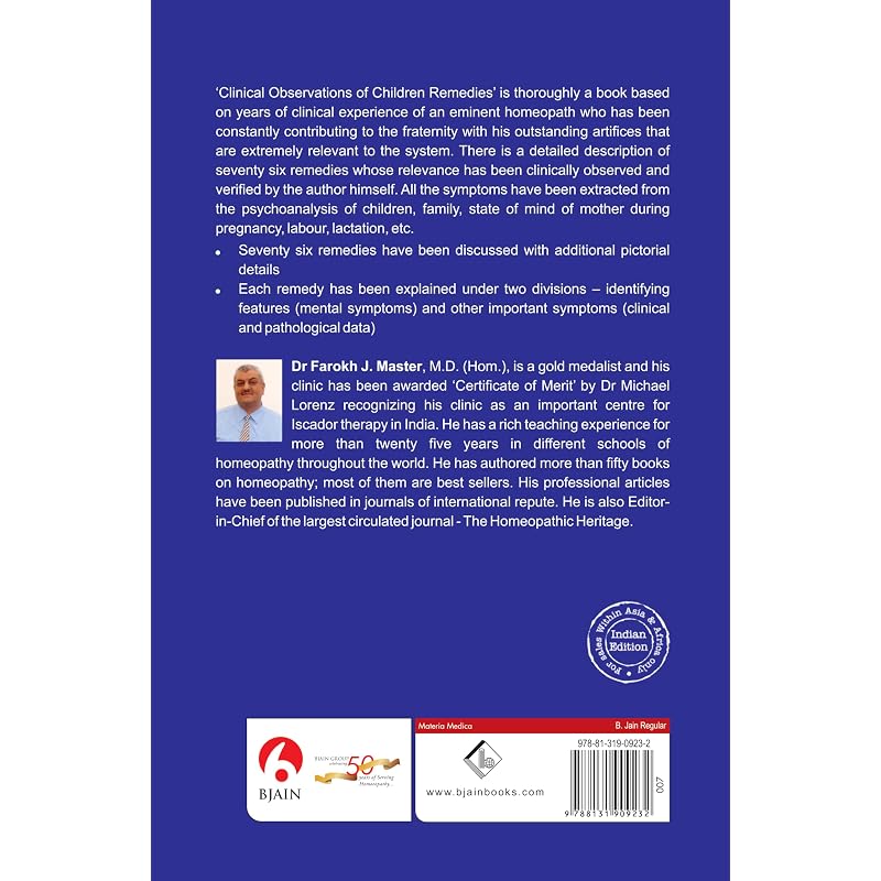 Clinical Observation of Children Remedies New Remedies Included
