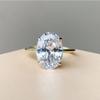 Minimalist zircon ring - handcrafted, ultra-sparkling diamond ring