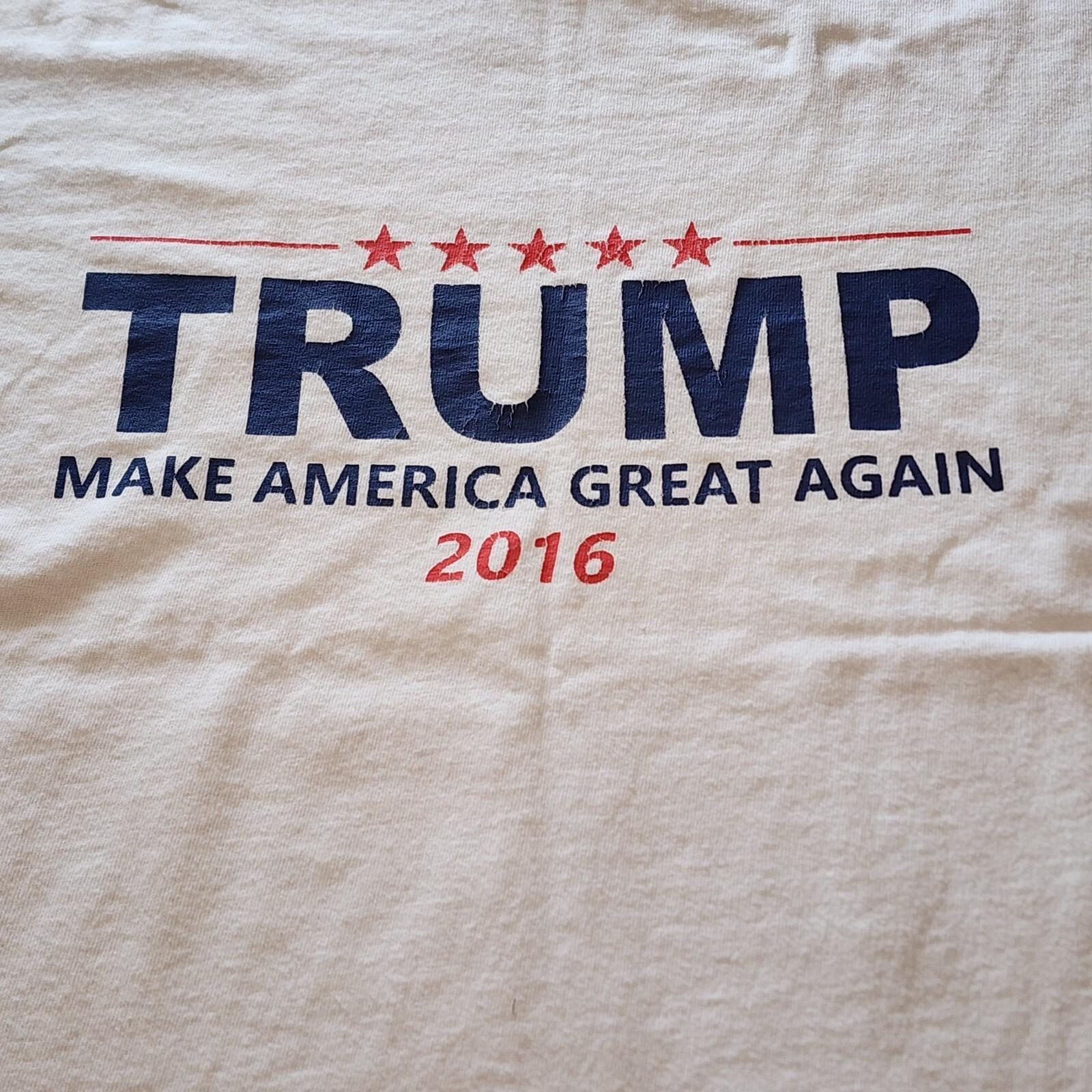 Donald Trump Make America Great Again Tee Large 2016 Presidential Campaign Rare Unisex T-Shirt L