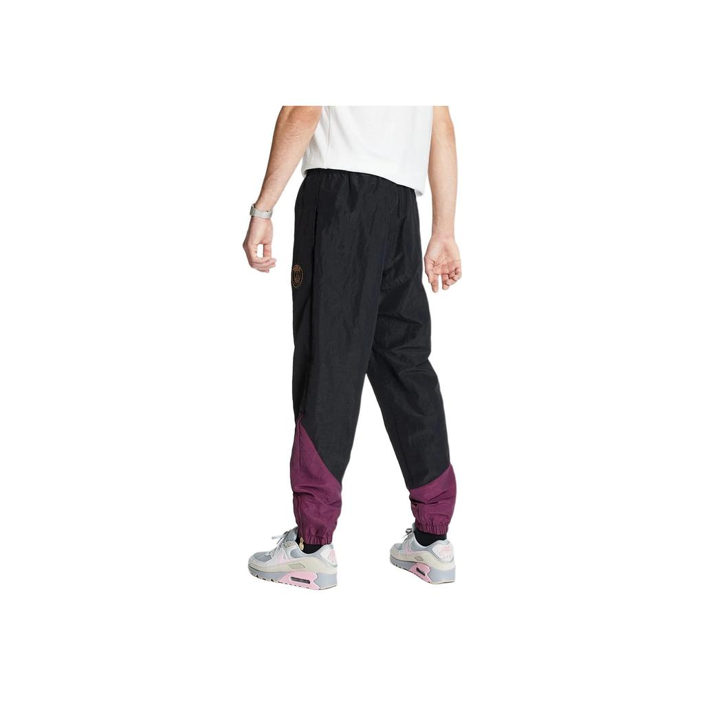 Jordan Color Block High Waist Drawstring Casual Pants Men bottoms Black CZ3767-010