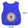 Children s Sticky Ball Jersey Outdoor Toss Sticking Target Game Vest Kids Fun Sports Toyblue