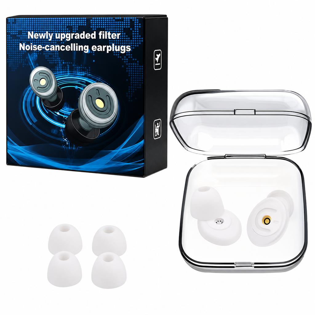 Ear Plugs for Noise Reduction Ear Protection Reusable Silicone Ear Plugs Swimming Ear Plug Sleeping Earplugs Set Oordopjes