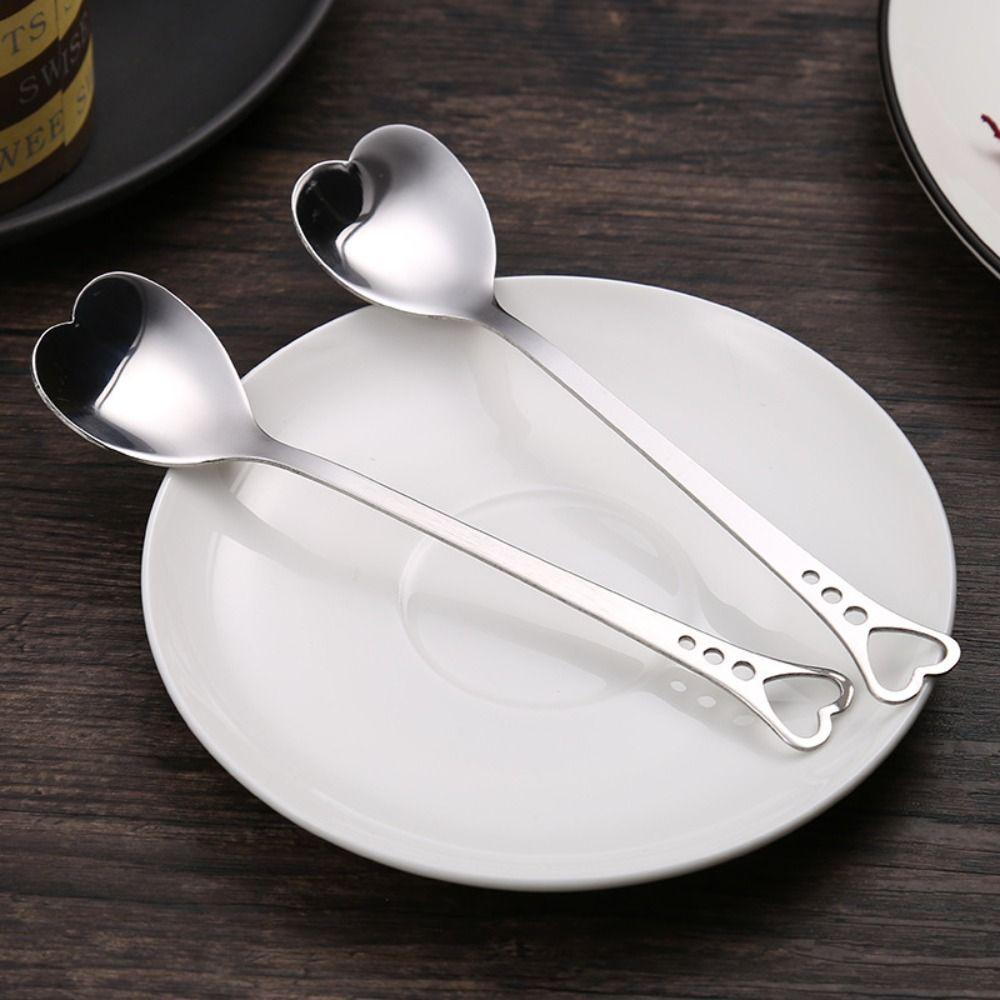 Cafe Cute Cartoon Stainless Steel Espresso Coffee Spoon Iced Tea Stirrer Stirring Tool Teaspoon