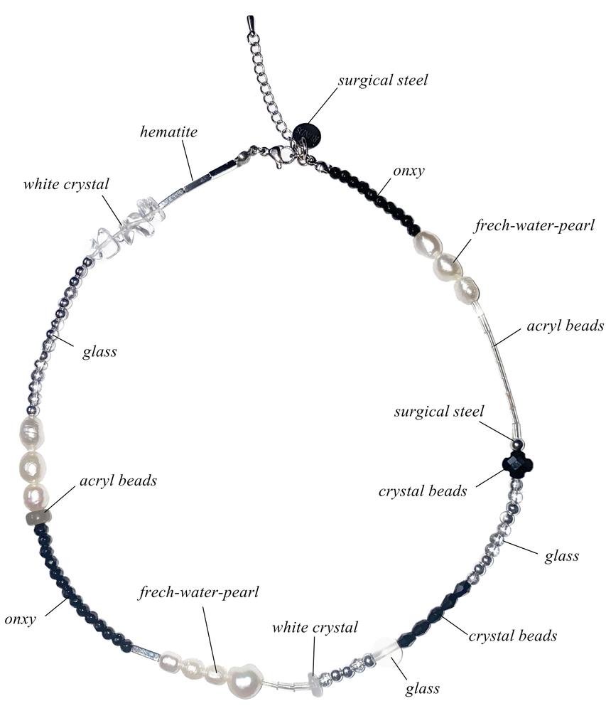 Runds Pearl Mix Necklace