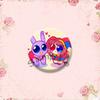 Anime Role Jax Gangle Ragatha Round Brooch Cartoon Figure Lapel Badges Custom Soft Button Pin Bag Jewelry Accessories XMAS Gifts