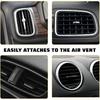 Elephant Car Air Conditioning Outlet Clip, Bling Elephant-Shaped Air Vent Clips Rhinestone Auto Interior Decor, Crystal Aroma Freshener Diffuser Clip