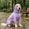 Impermeabile con cappuccio per cani Giacca antipioggia antivento per cani Abbigliamento impermeabile per animali domestici Esterno