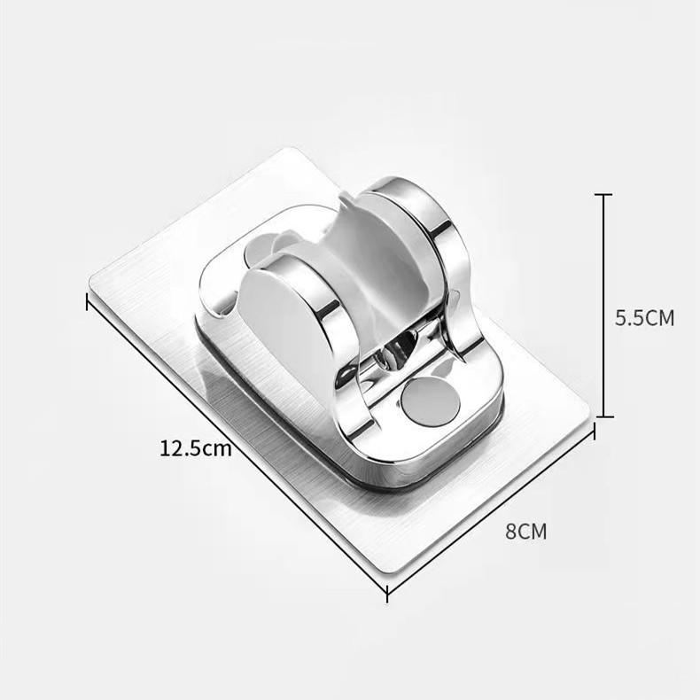 Black Lotus High-Pressure Shower Head with Five Functions and Large Panel