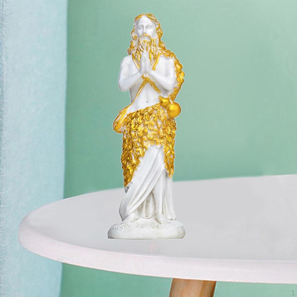 Resin Figurines, Sculpture Ornaments Modern Design, Statue for Desks, Tables, Shelves, Bedside