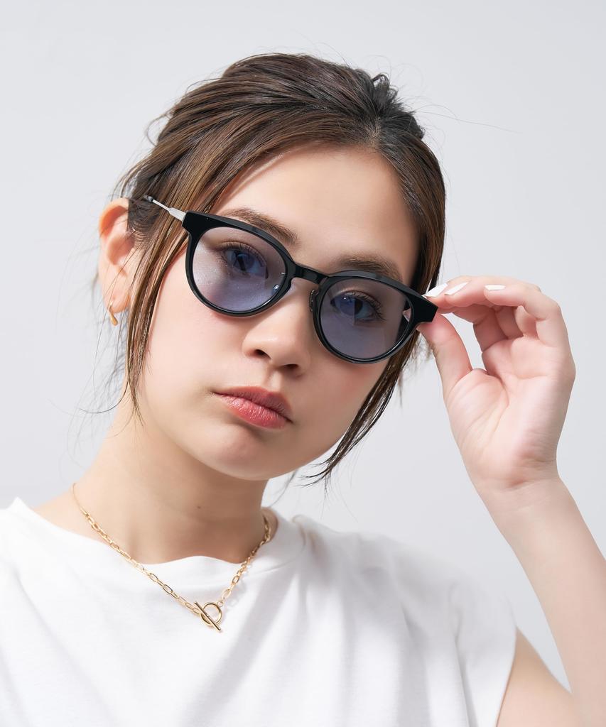 [Zoff] Boston-style Sunglasses (Black)  REMASTER INNERLABEL  Unisex, Lightweight, Titanium, Stylish, Fashionable, Business, Suit, Men's, Lightweight,