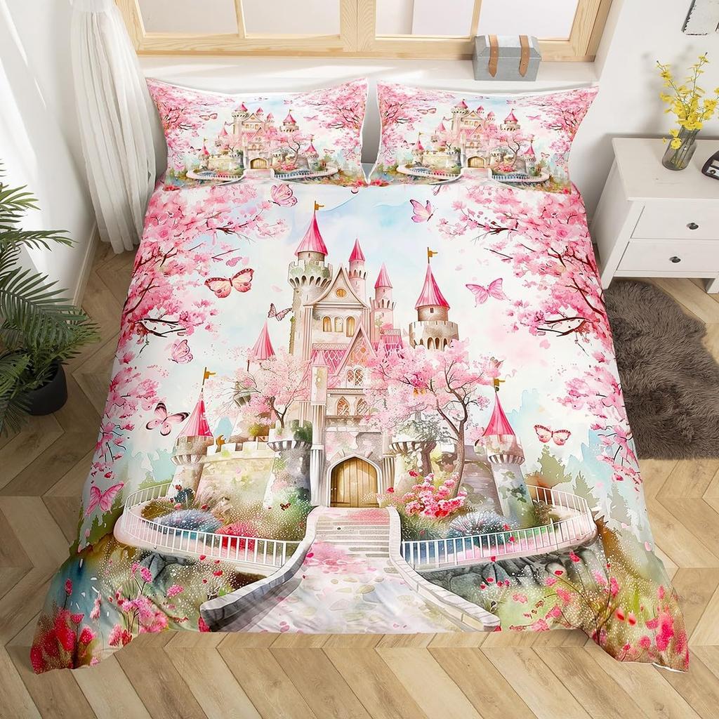 Western Style Bedding Set Sea Turtle Bedlinen White Quilt Set with Pillow Cover Super King Beds 3d Comfortable Thick Bedclothes