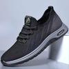 New Spring and Autumn Men's Shoes Flying Knitted Sneakers Lightweight Breathable Soft Sole Comfortable Student Running Shoes Versatile Casual Shoes