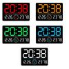 LED Digital Clock Auto Time Sync Large Display with 2 Alarm and Countdown Functions Temperature Display for Home Office