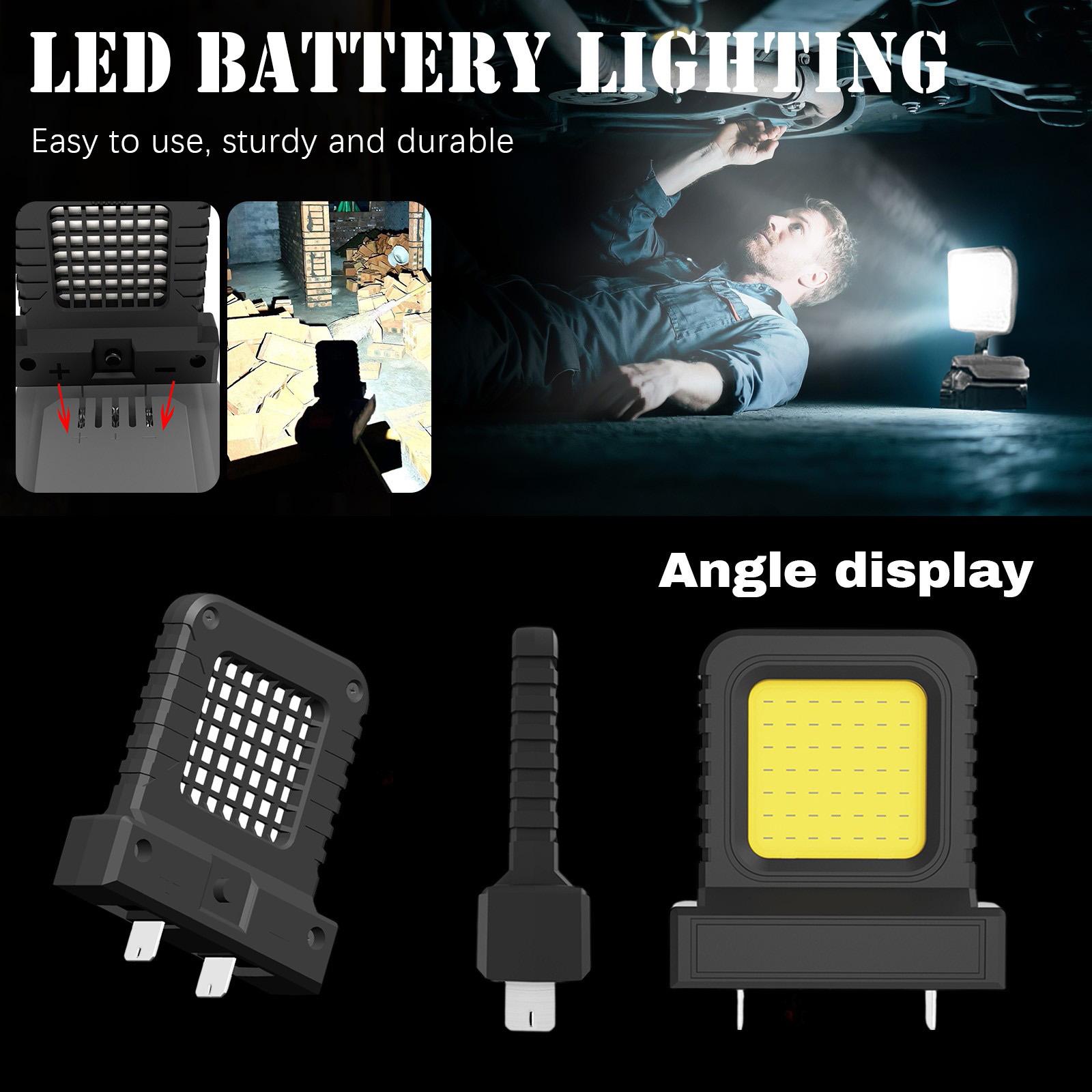 

Li-ion Battery Work Light For Power Tools. Bright, And Long-lasting. Upgrade Your Today! One Size чорний