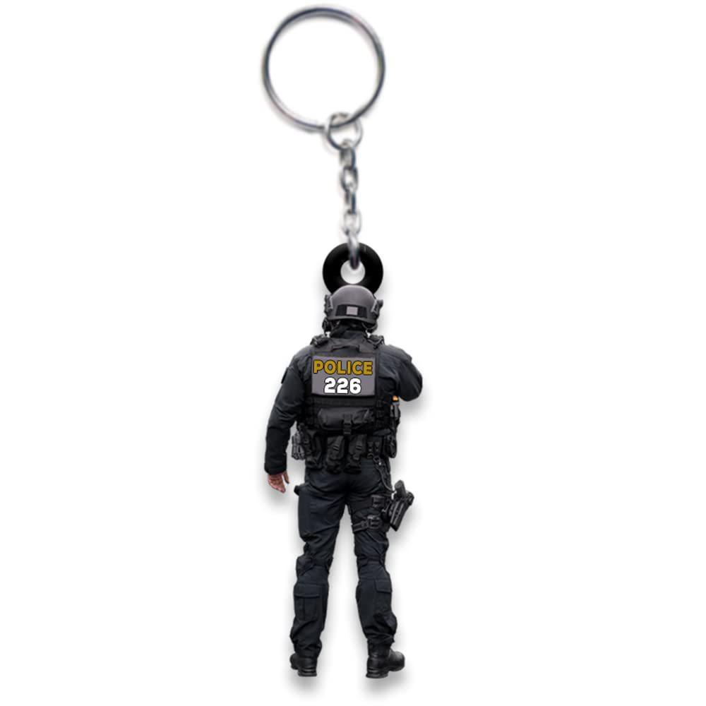 Gift Keychain Ornament Acrylic Flat Backpack Charm Key Ring