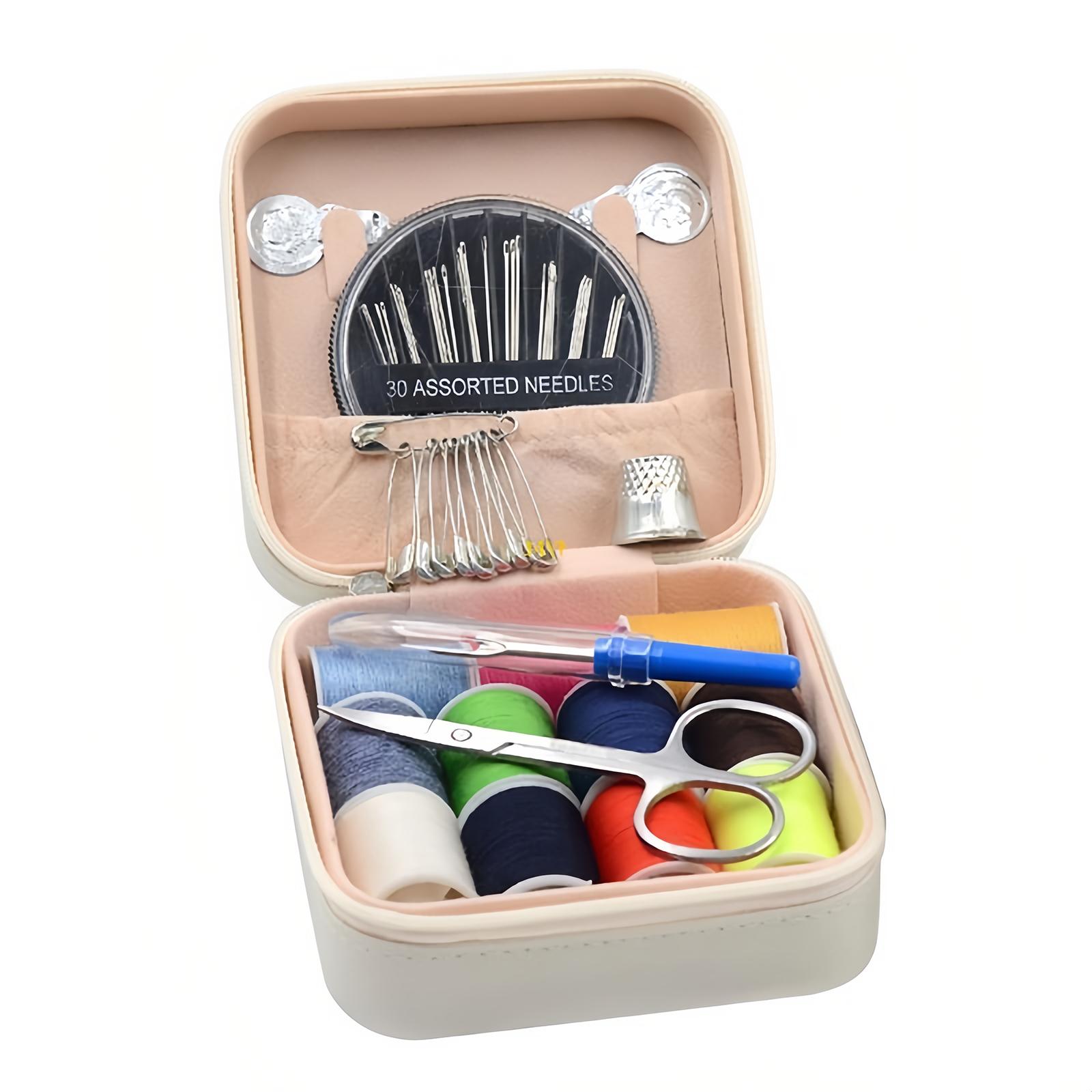 Large Capacity Sewing Kit High-Quality Practical Double-Layer Multifunctional Portable Sewing Case Set for Home Use